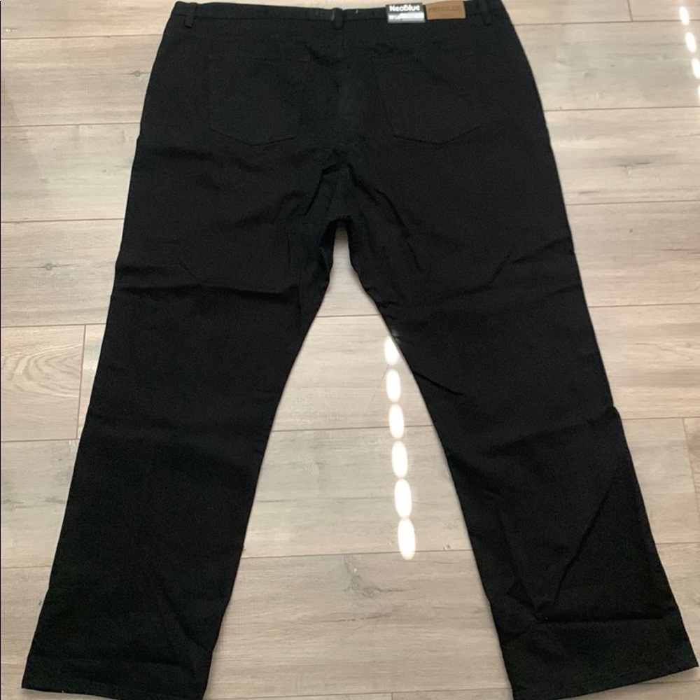 NeoBlue black slim denim jeans size 50 straight leg - Picture 3 of 11